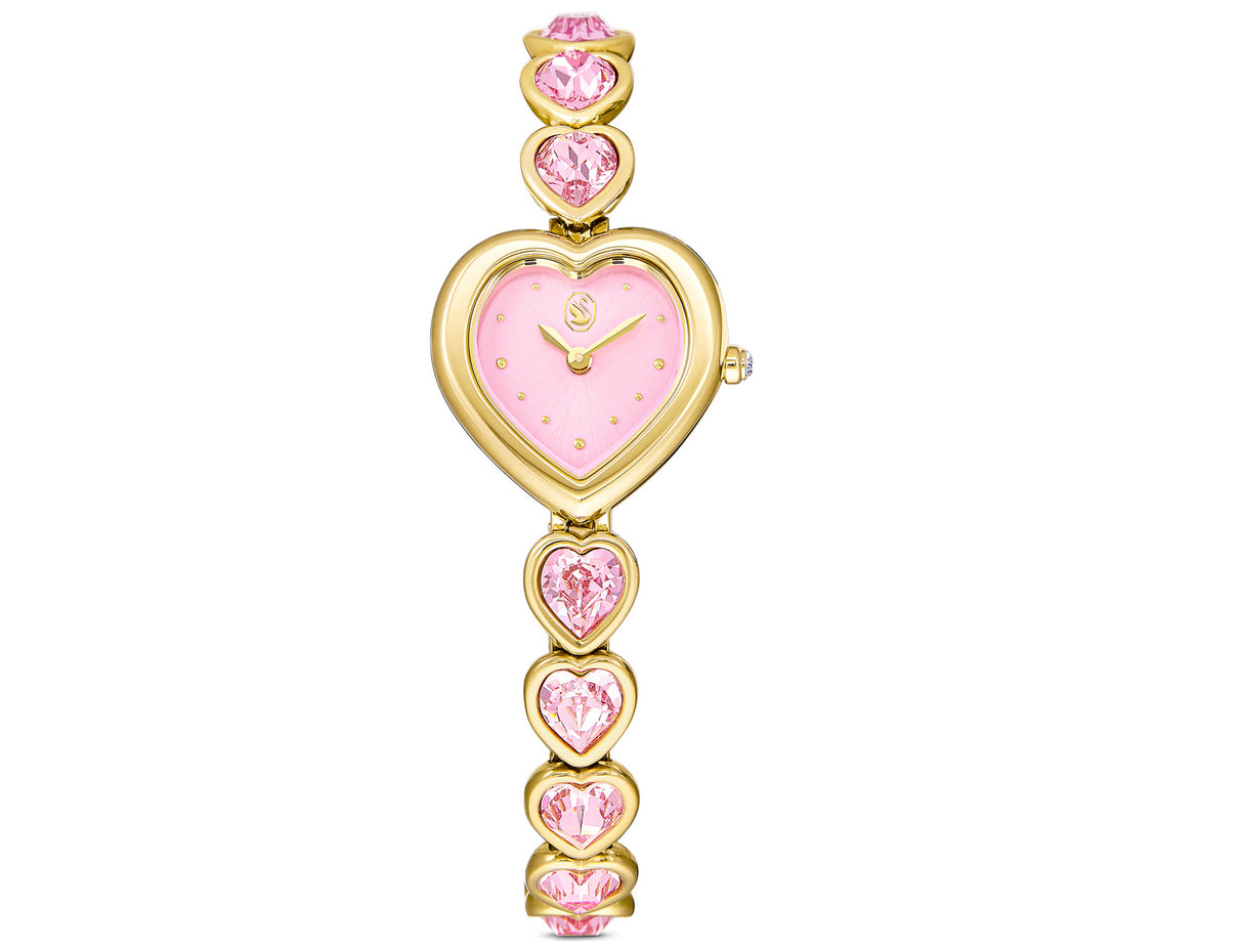 Swarovski 5741519 Orologio Idyllia Heart Bracciale in cristallo Rosa