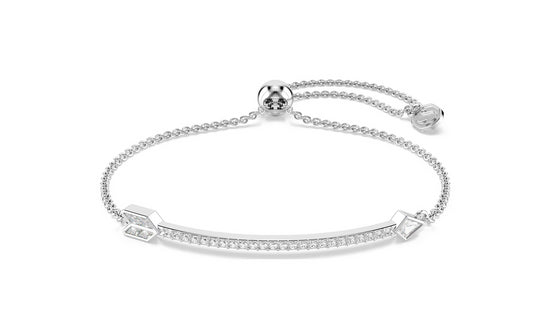 Swarovski 5741523 Braccialetto Idyllia Taglio misto Freccia Bianco Plac rodio