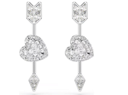 Swarovski 5749602 Orecchini pendenti Idyllia Taglio misto Cuore con freccia