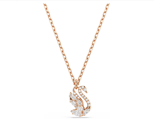 SWAROVSKI 5738203 Pendente Swan Cigno Bianco color oro rosa SW003943