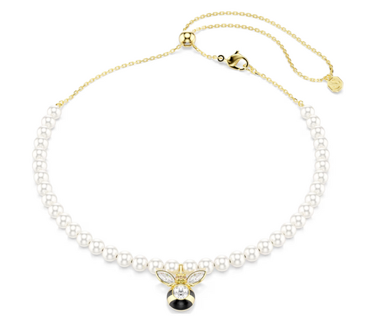 SWAROVSKI 5742677 Girocollo Idyllia Crystal Pearl Taglio misto Ape SW003953