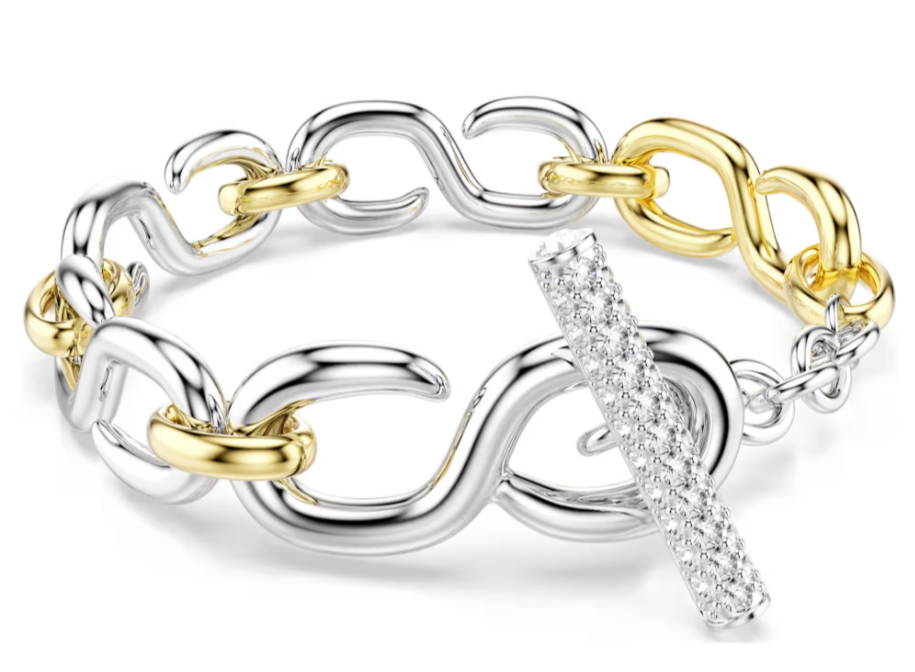 SWAROVSKI 5741798 Braccialetto Dextera Barra a T Bianco Tg L SW003994