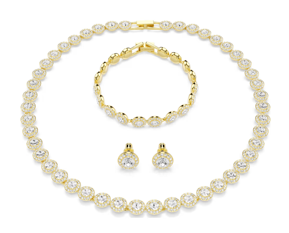 SWAROVSKI 5750619 Set Una Angelic Set 3 Bianco color oro SW004010