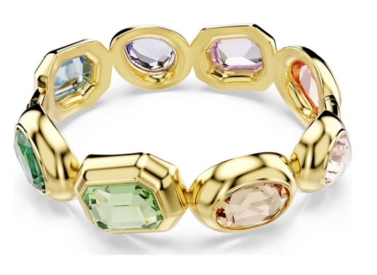 SWAROVSKI 5746902 Bracciale rigido Gema Multicolore color oro Tg S SW004026
