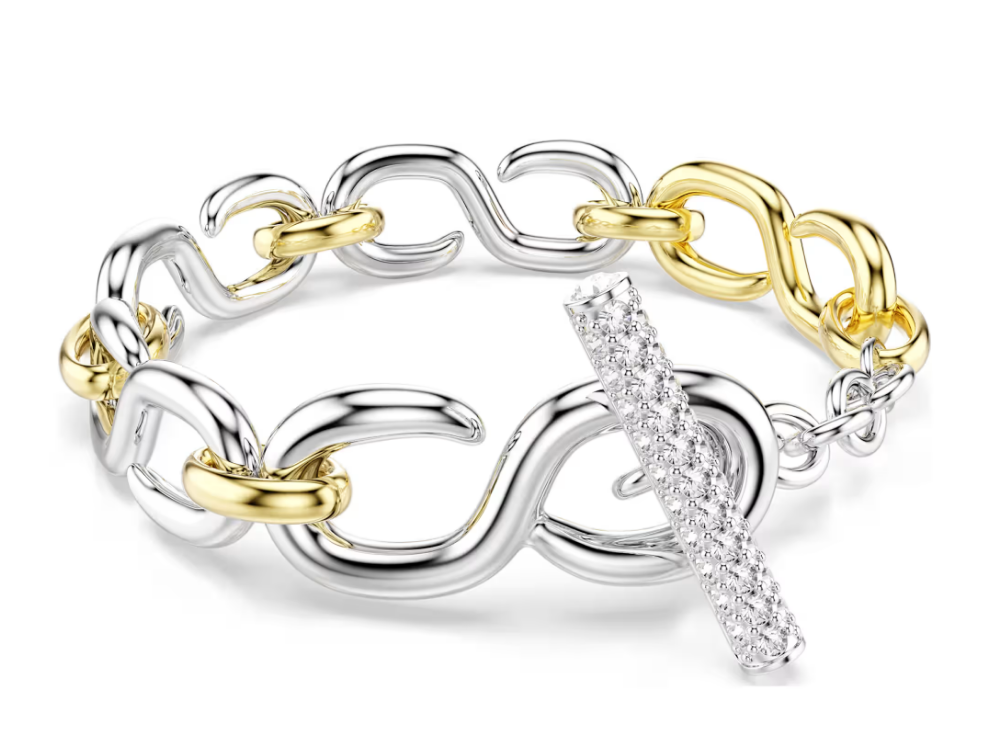SWAROVSKI 5741797 Braccialetto Dextera Barra a T Bianco Tg M SW004061