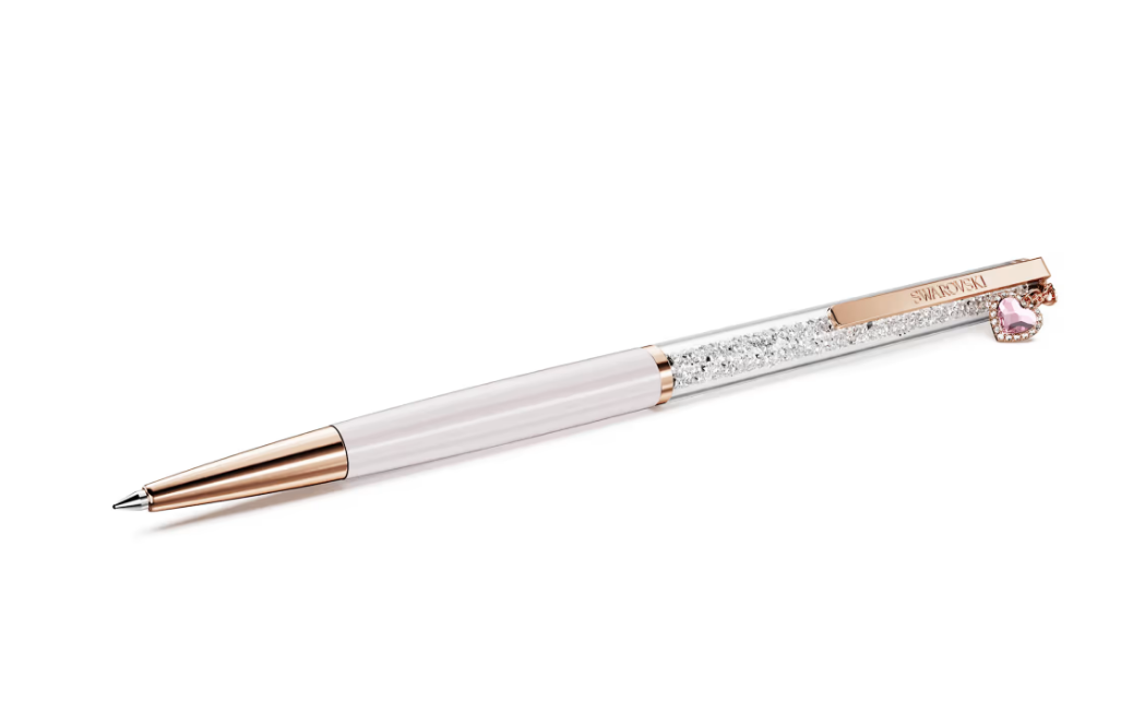 SWAROVSKI 5732990 Penna a sfera Crystalline Cuore Rosa Color oro rosa SW004064