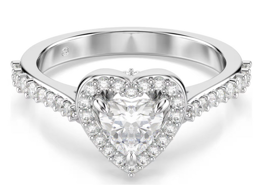 SWAROVSKI 5744045 Anello con motivo Una Angelic Cuore Bianco Tg 58 SW004069