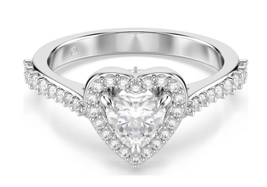 SWAROVSKI 5744047 Anello con motivo Una Angelic Cuore Bianco Tg 52 SW004077