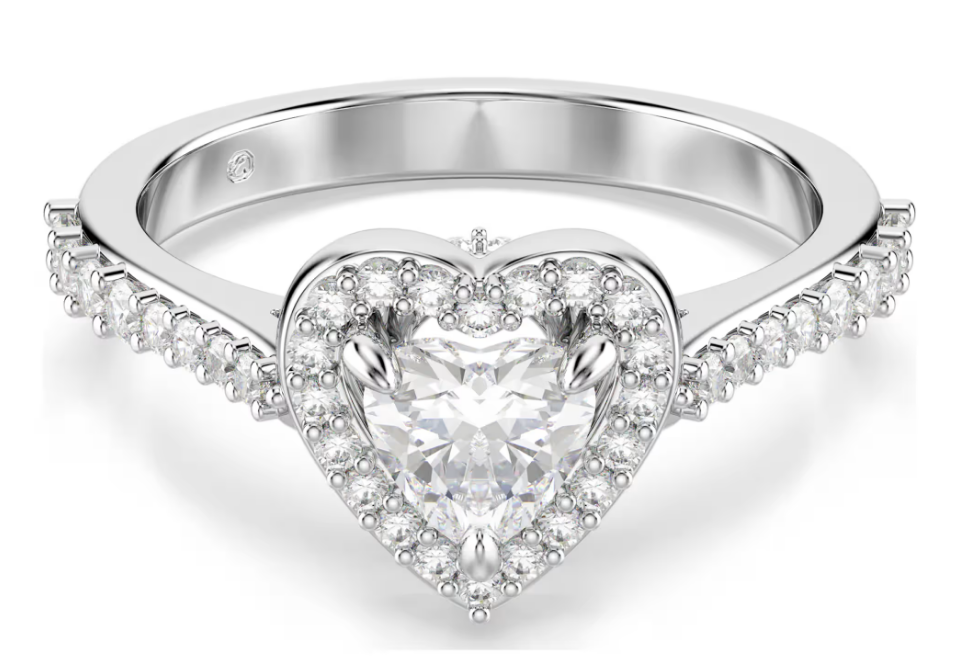 SWAROVSKI 5744046 Anello con motivo Una Angelic Cuore Bianco Tg 55 SW004079