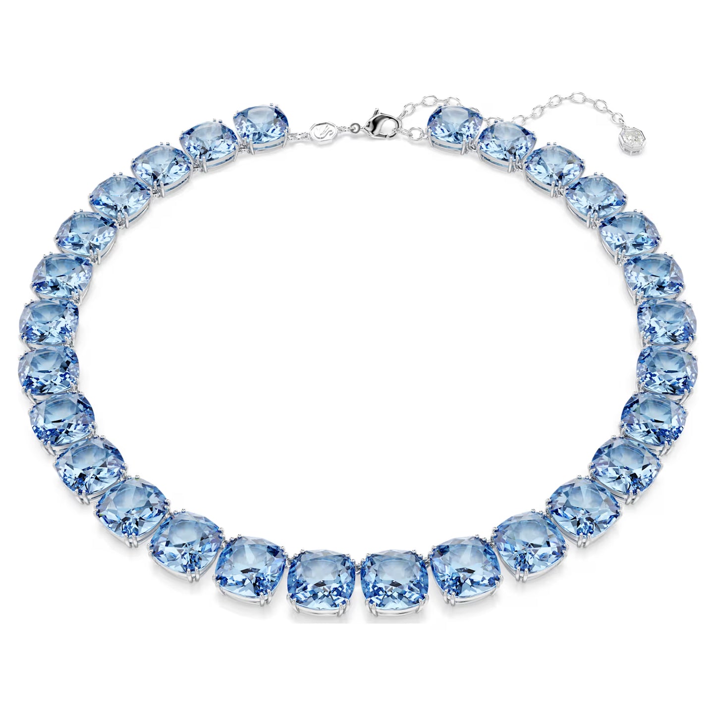 Swarovski 5760058 Collana Millenia Blu, Placcato rodio SW004402