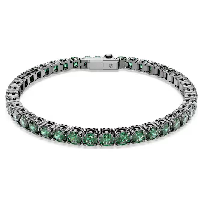 Swarovski 5743447 Bracciale Tennis Matrix Verde taglia M SW004199