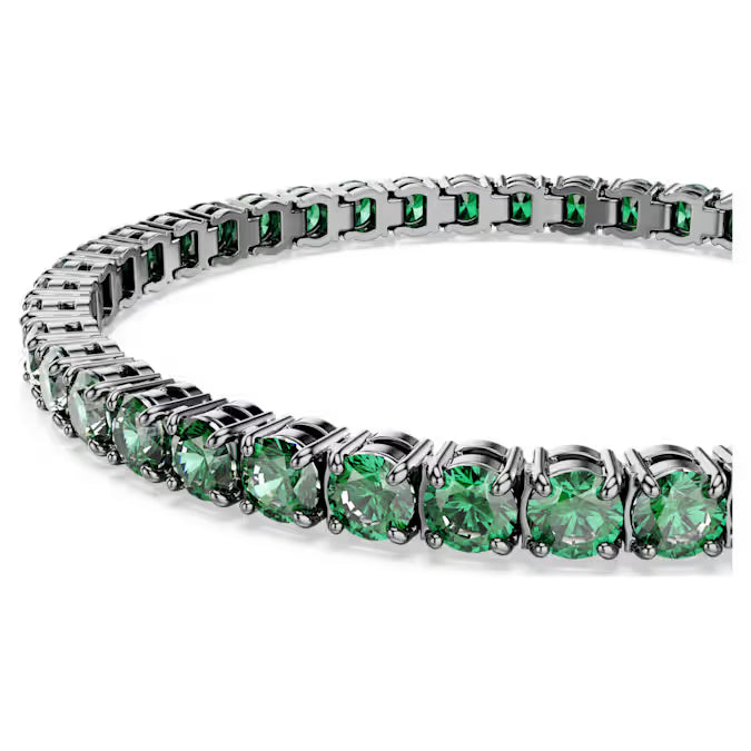 Swarovski 5743447 Bracciale Tennis Matrix Verde taglia M SW004199