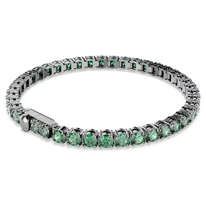 Swarovski 5743447 Bracciale Tennis Matrix Verde taglia M SW004199