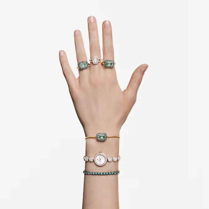 Swarovski 5743447 Bracciale Tennis Matrix Verde taglia M SW004199