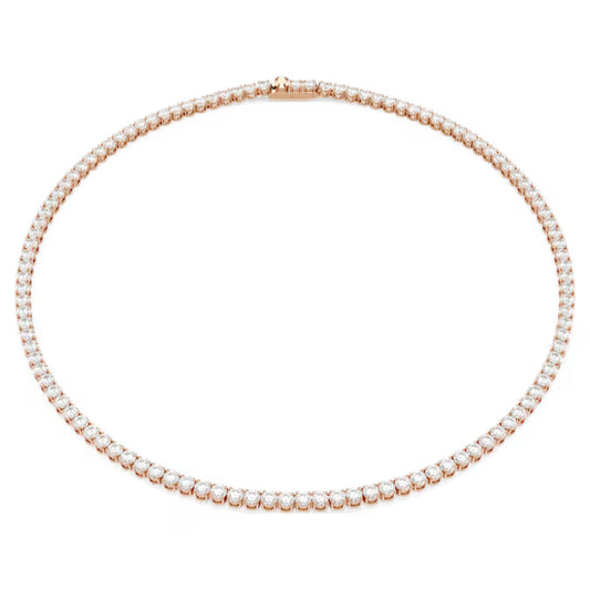 Swarovski 5764194 Collana Tennis Matrix Finitura oro rosa Taglia M SW004342