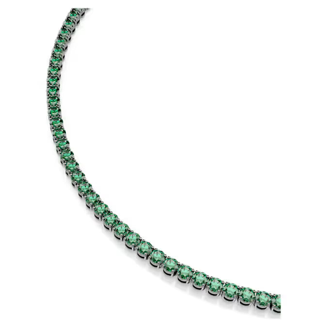 Swarovski 5743471 Collana Tennis Matrix Verde Taglia L SW004184