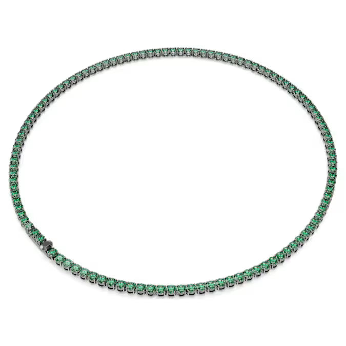 Swarovski 5743471 Collana Tennis Matrix Verde Taglia L SW004184