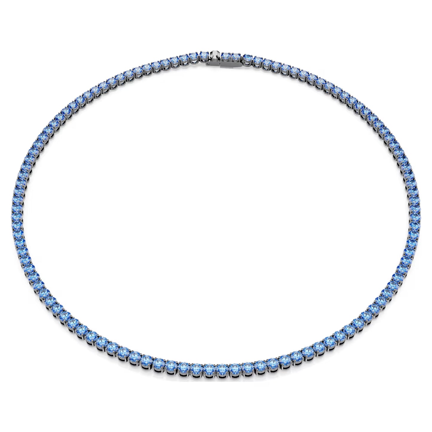 Swarovski 5743450 Collana Tennis Matrix Blu SW004127