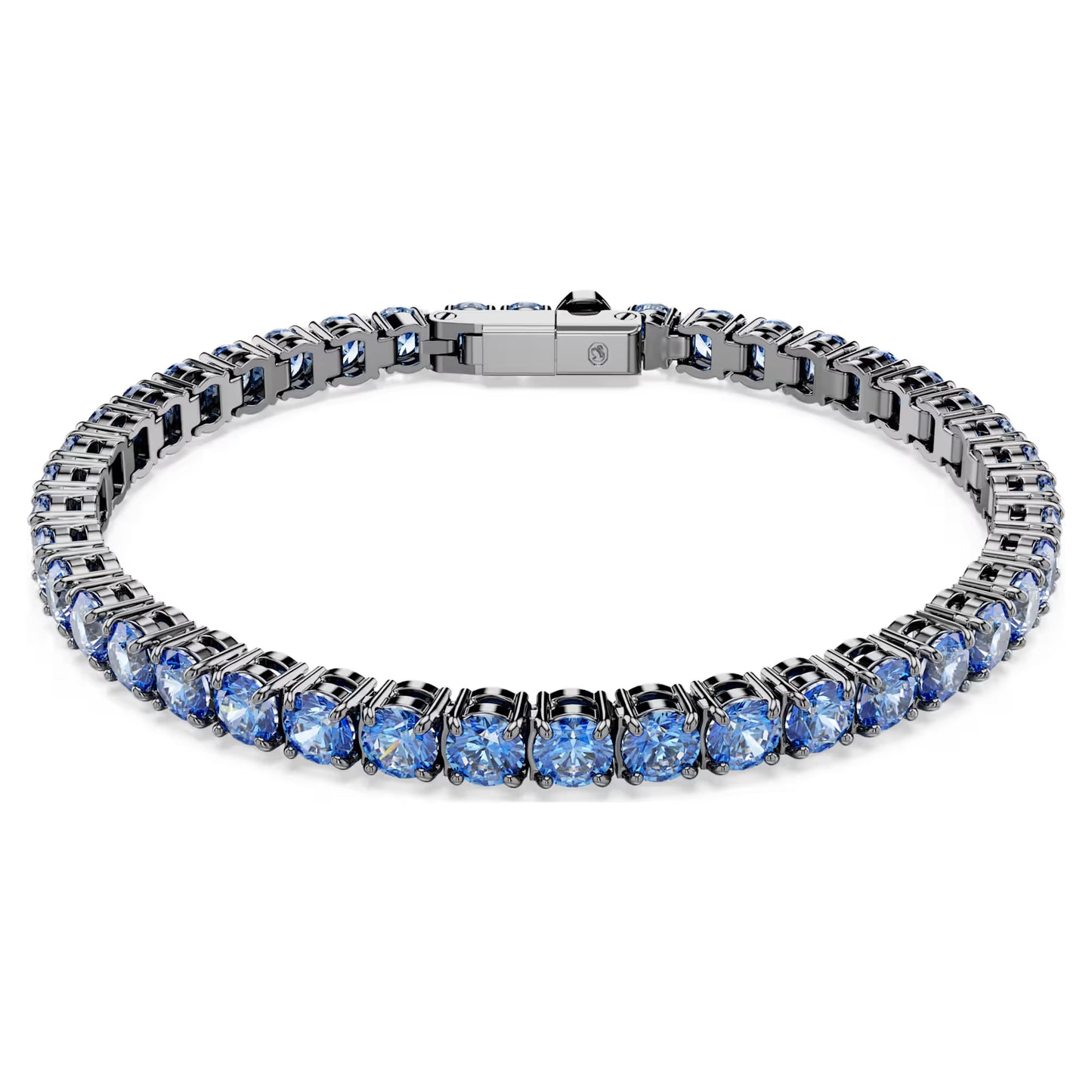 Swarovski 5743448 Bracciale Tennis Matrix Blu Taglia XL SW004200