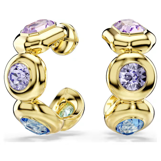 Swarovski 5737444 Orecchini a cerchio Gema Multicolore SW004211