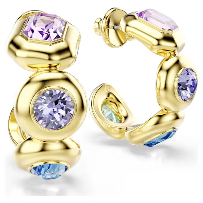 Swarovski 5737444 Orecchini a cerchio Gema Multicolore SW004211