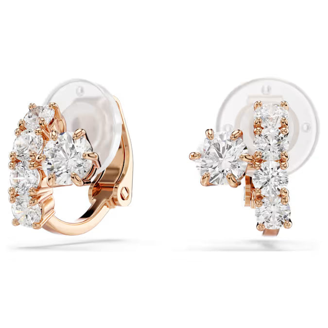 Swarovski 5763822 Orecchini a clip Matrix Bianchi SW004340