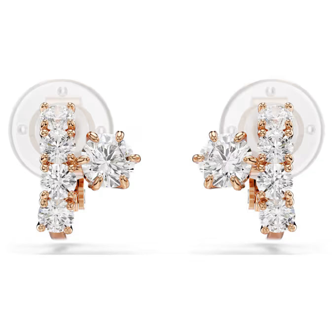 Swarovski 5763822 Orecchini a clip Matrix Bianchi SW004340