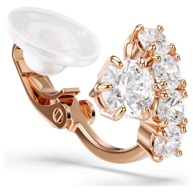 Swarovski 5763822 Orecchini a clip Matrix Bianchi SW004340