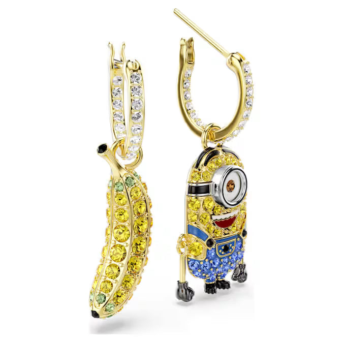 Swarovski 5743382 Orecchini pendenti Minions Stuart and Banana Multicolore SW004216