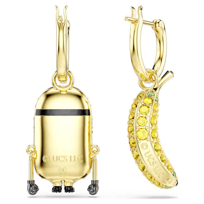 Swarovski 5743382 Orecchini pendenti Minions Stuart and Banana Multicolore SW004216