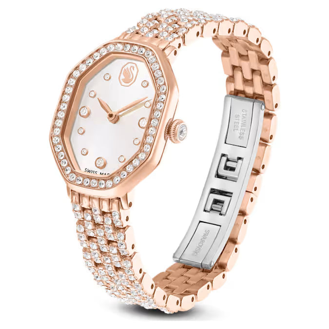 Swarovski 5749449 Orologio Dextera octagon Tono oro rosa SW004417
