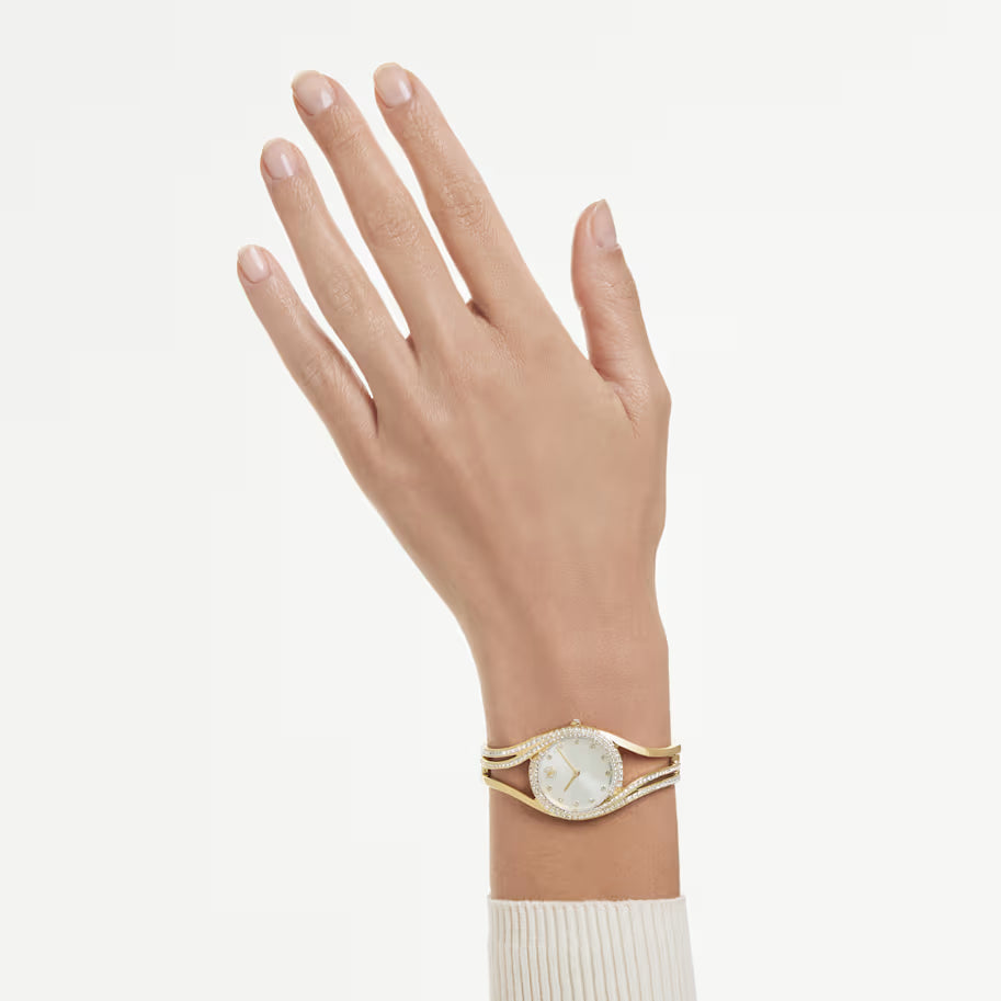Swarovski 5754534 Orologio Hyperbola bangle Tono dorato SW004310