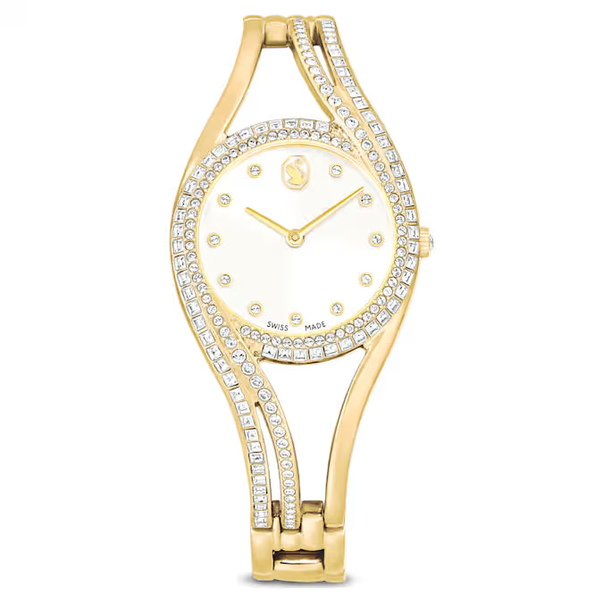 Swarovski 5754534 Orologio Hyperbola bangle Tono dorato SW004310