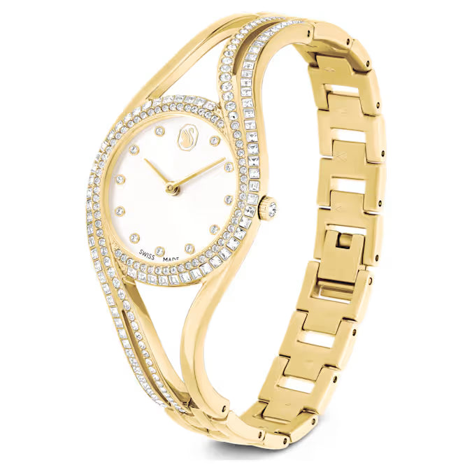 Swarovski 5754534 Orologio Hyperbola bangle Tono dorato SW004310