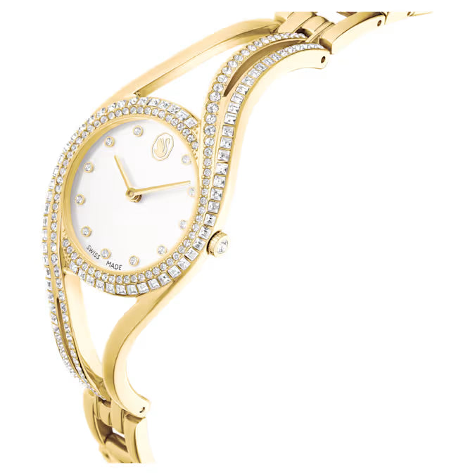 Swarovski 5754534 Orologio Hyperbola bangle Tono dorato SW004310