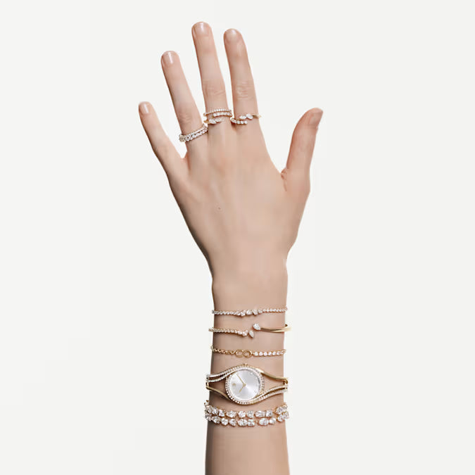 Swarovski 5754534 Orologio Hyperbola bangle Tono dorato SW004310