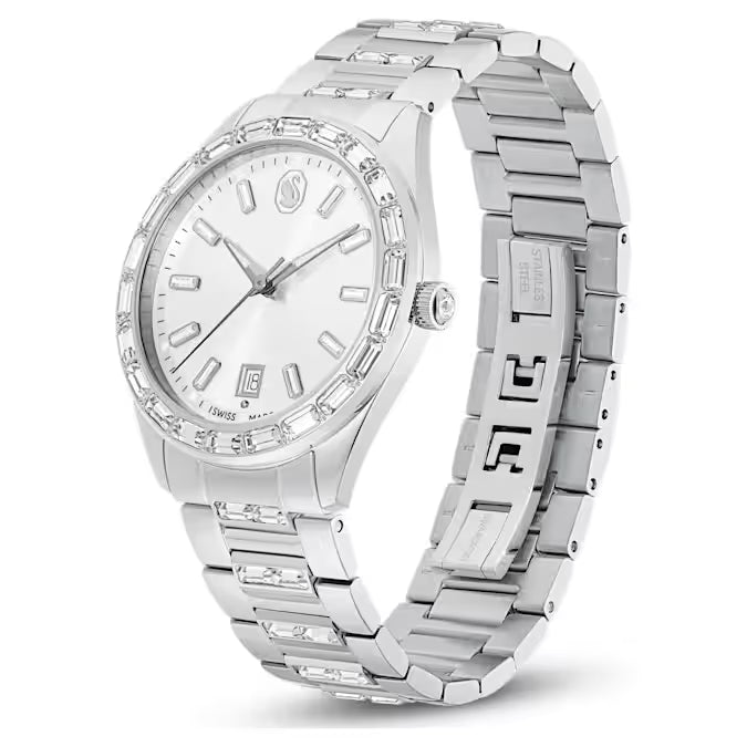 Swarovski 5734665 Orologio Matrix date  Tono argentato SW004289
