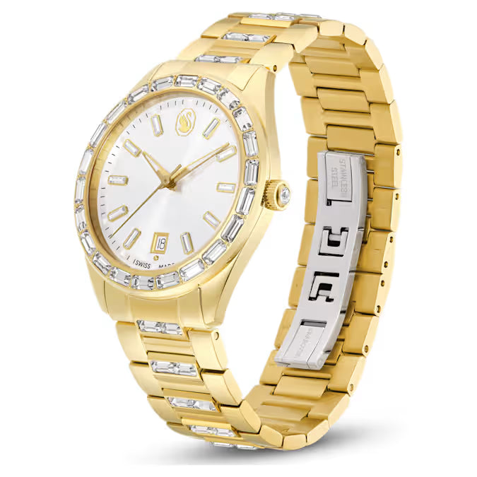 Swarovski 5745534 Orologio Matrix date Tono dorato SW004298