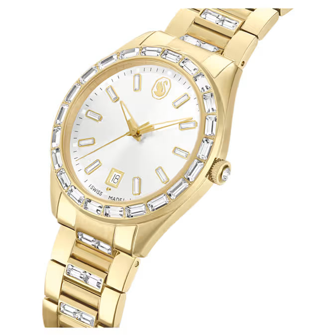 Swarovski 5745534 Orologio Matrix date Tono dorato SW004298