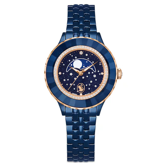 Swarovski 5743701 Orologio Octea moon Blu SW004295